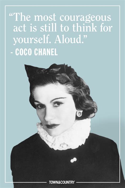 chanel positive thoughts|gabrielle coco Chanel quote.